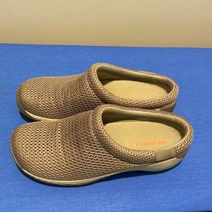 Merrill slip on tan shoe size 7